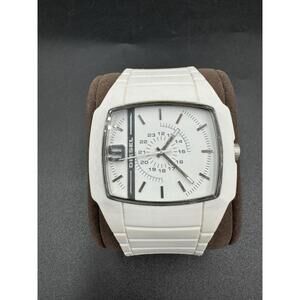 Diesel Women's Watch DZ-1321 White Quartz Analog Solid Stainless Steel Brave 3 B